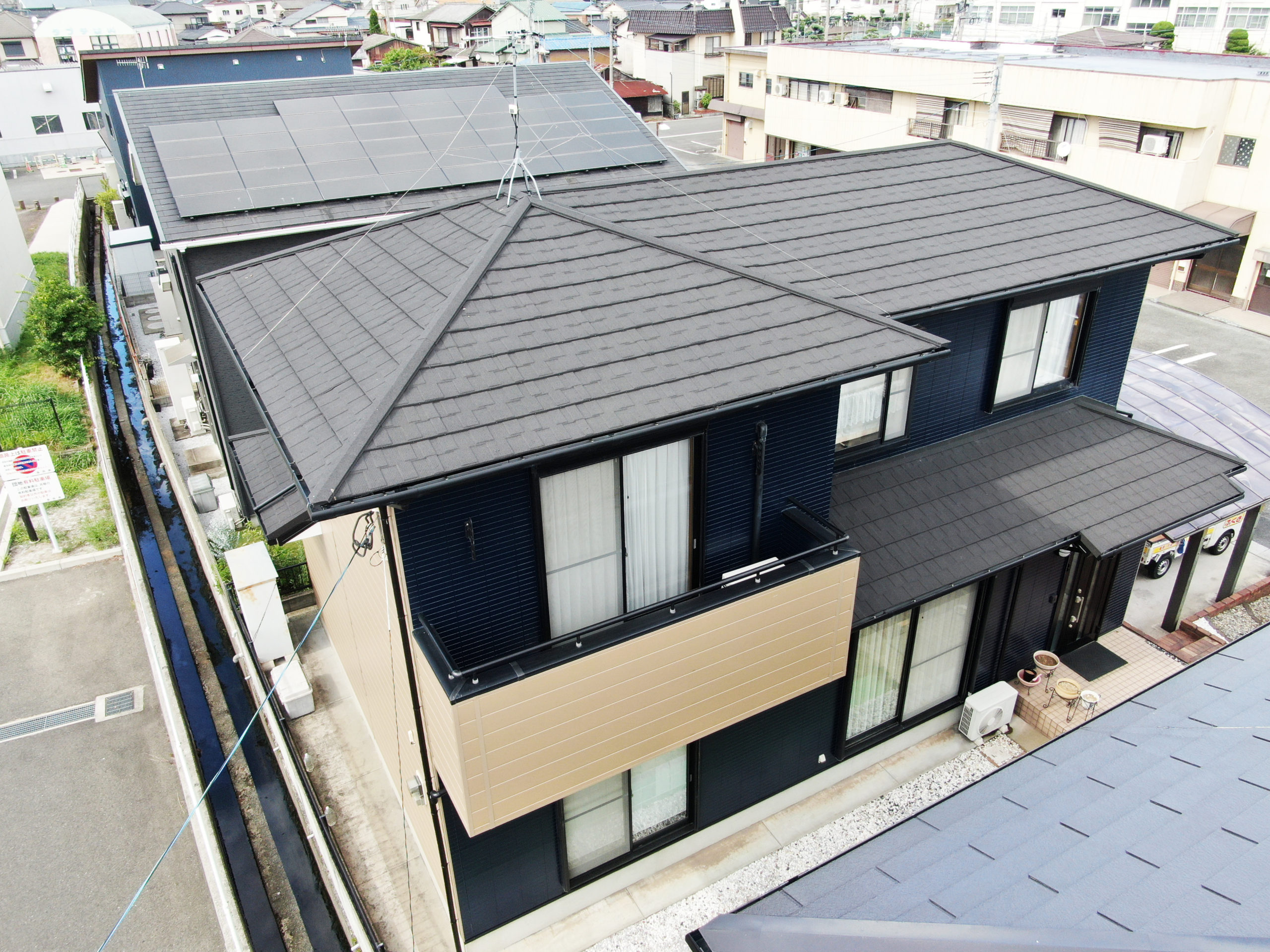 行橋市  屋根カバー工法・外壁塗装・サイディングリフォーム　井上様邸 After