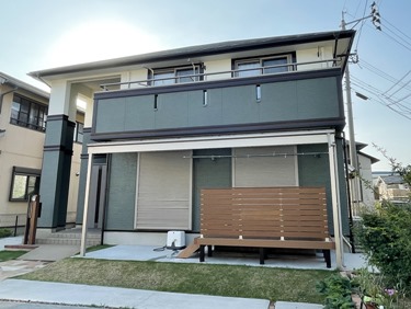北九州市門司区　屋根・外壁塗装リフォーム　宝崎様邸