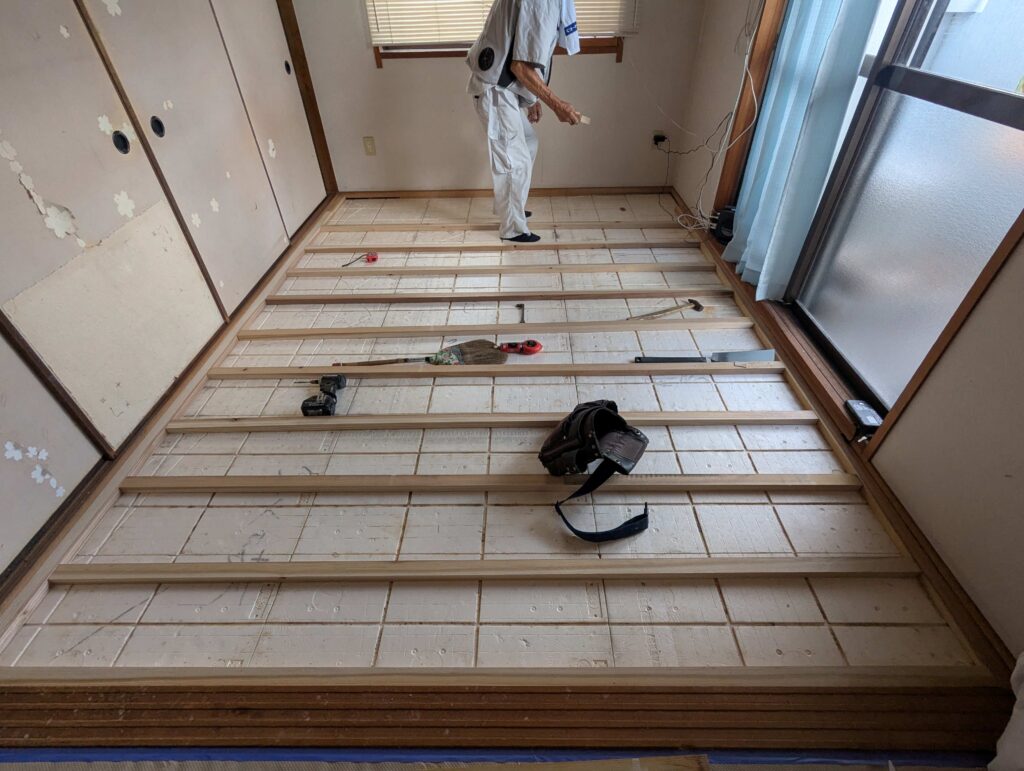 床下地張り