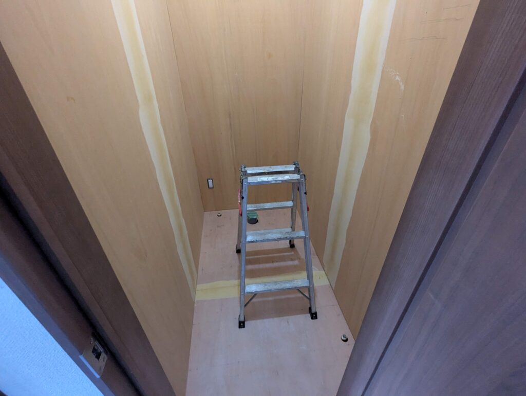 押し入れ→トイレ造作