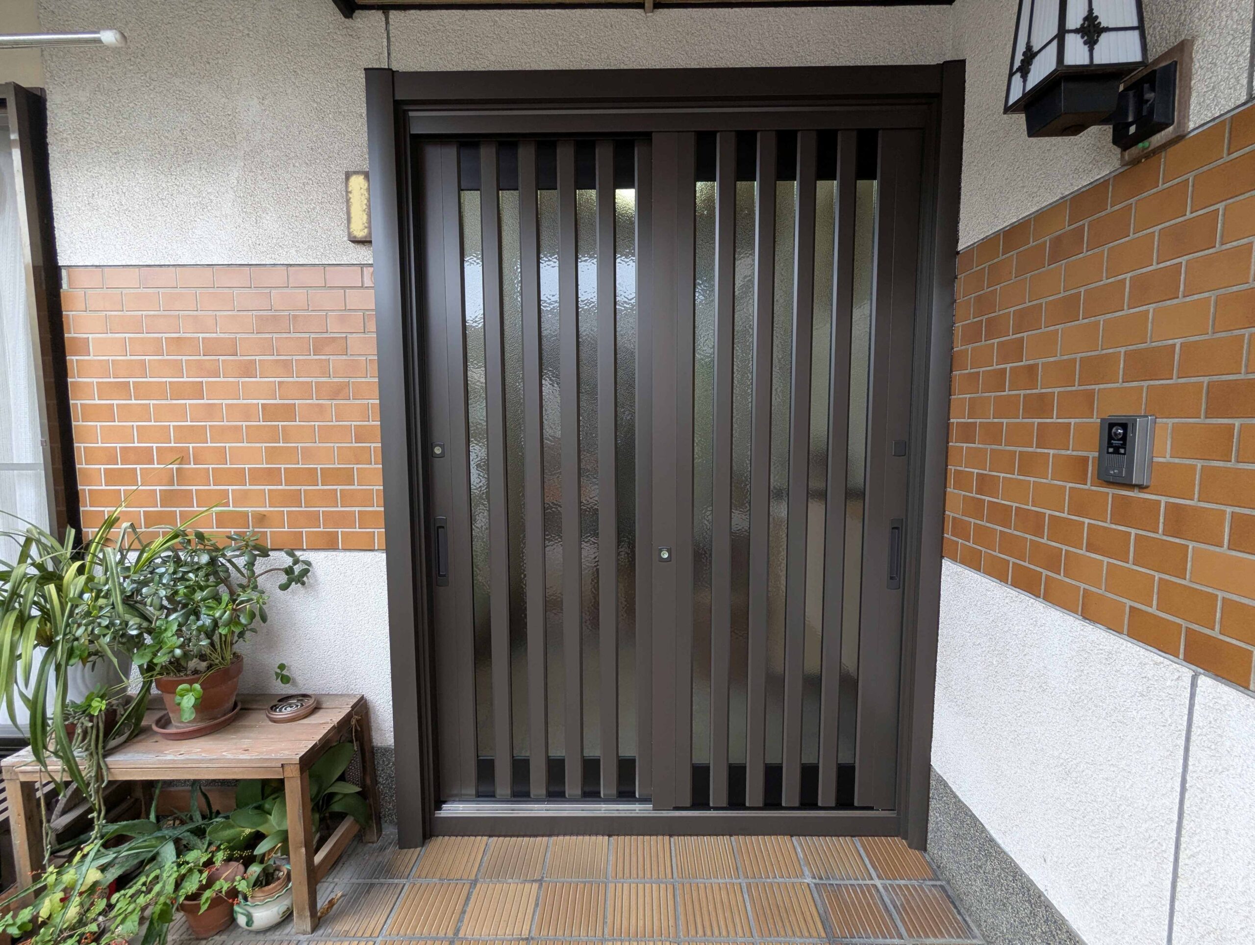 防犯対策！玄関工事編