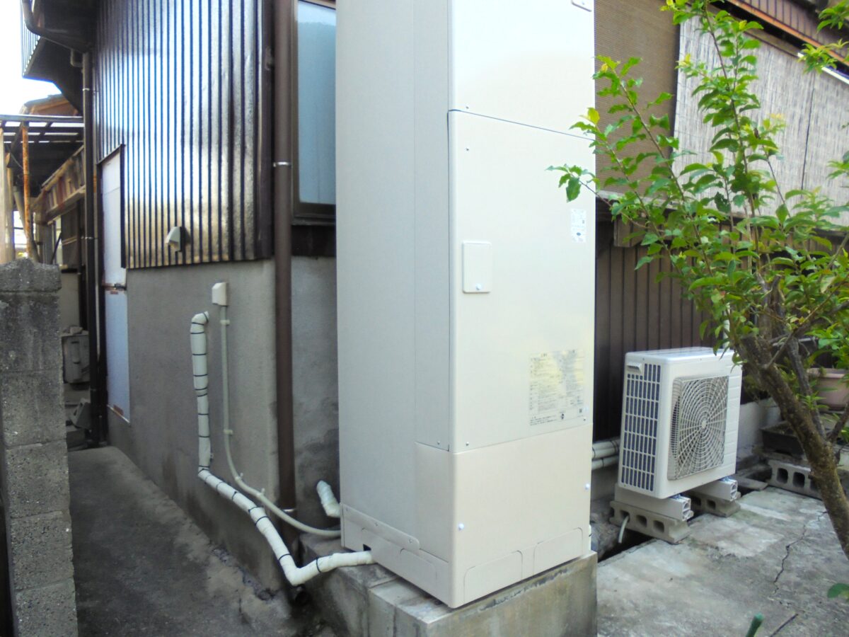 電気温水器→日立製 井戸水用エコキュートへ！